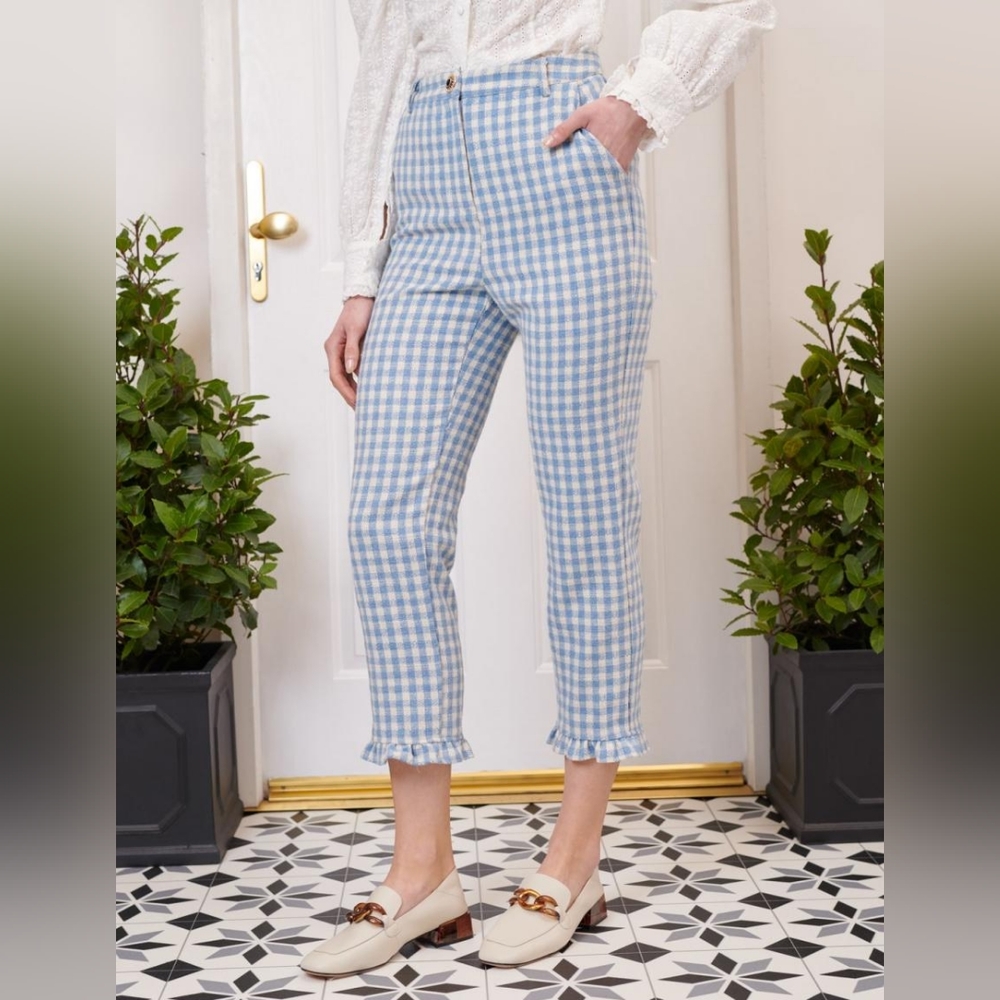 Sister Jane | NWT Postmark Gingham Tailorer Trousers